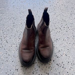 Men’s Zara Brown leather Chelsea boots